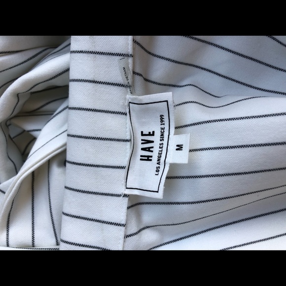 Pinstriped Longline Blazer - Picture 2 of 3